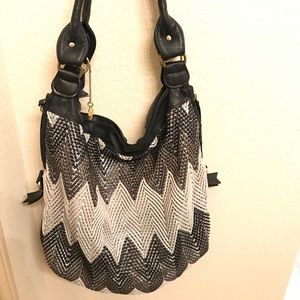 Big Buddha Chevron Sequins Bag